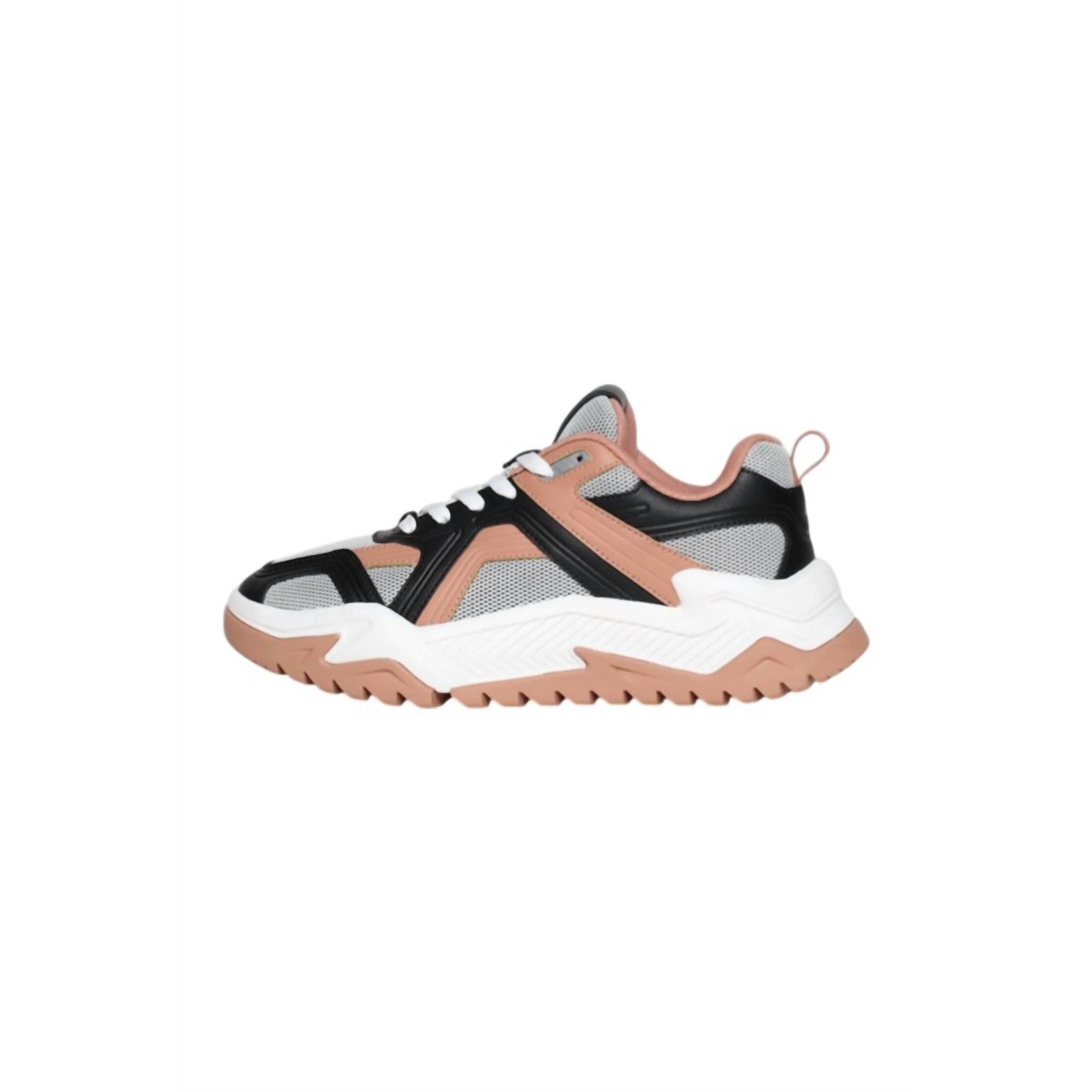 New Decibel Men's Volume 1 Runners Sneakers In Gray, Pink